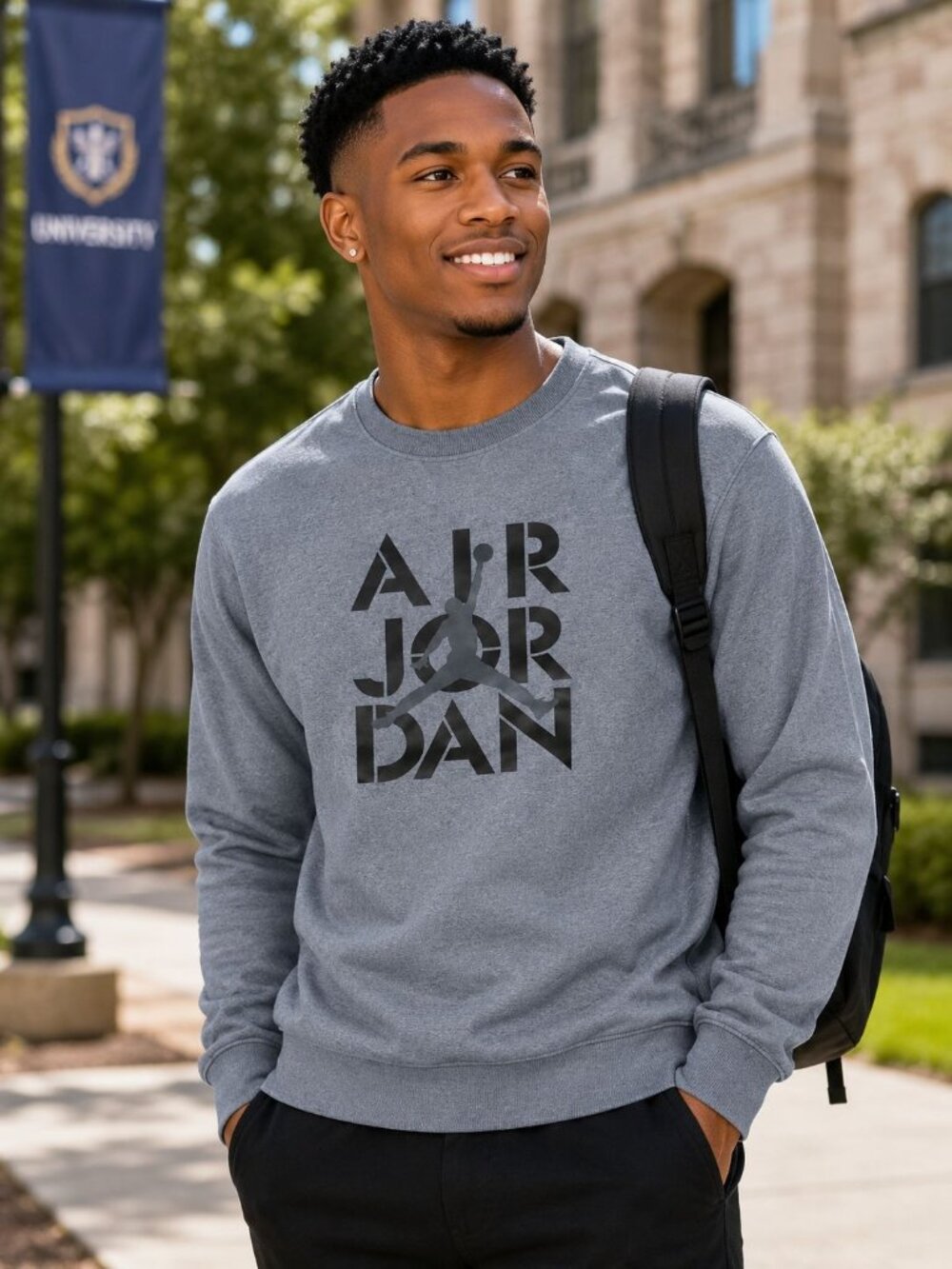 Nike Air Jordan MJ Jumpman Sweatshirt 3XL NBA Y2K 90s Vintage